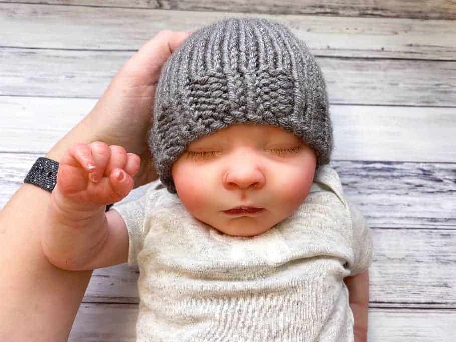 Knit baby best sale hat